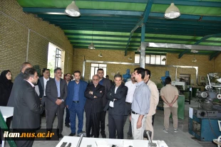 بازدید ریاست دانشگاه ملی مهارت، هیئت همراه و دکتر معظمی، عضو هیئت امنای دانشگاه از آموزشکده پسران گلپایگان
 3