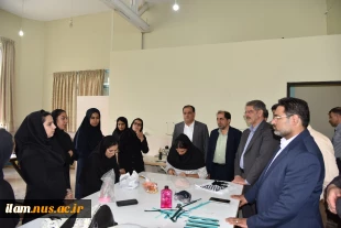 بازدید ریاست دانشگاه ملی مهارت و هیئت همراه از آموزشکده دختران خوانسار
 4